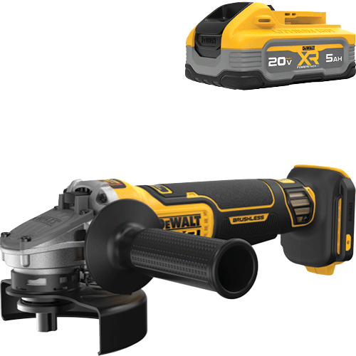 Picture of 20V MAX XR® 4-1/2"–5" Brushless Cordless Angle Grinder (Tool Only) Promo