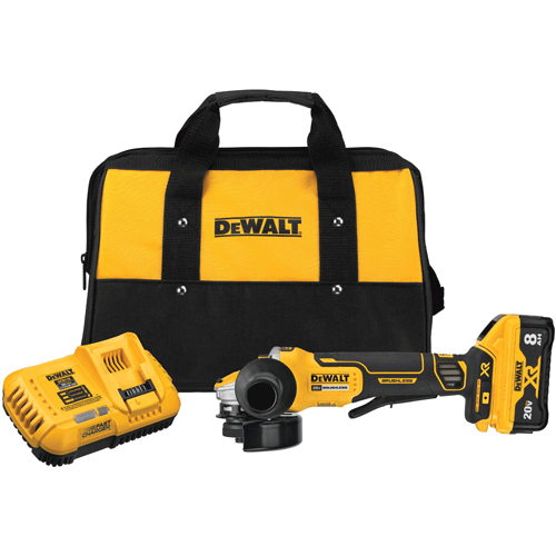 Picture of 20V MAX* XR® Brushless 4-1/2-5" Switch Small Angle Grinder With POWER DETECT™ Tool Technology Kit