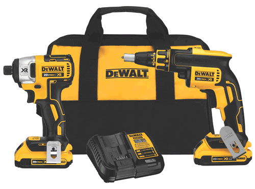 Picture of 20V MAX* XR Lithium Ion Cordless Drywall Screwgun / Impact Driver Kit (2.0Ah)