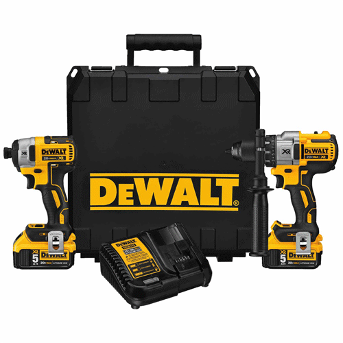 Picture of 20V MAX* XR Li-Ion Brushless Premium Hammerdril & Impact Driver Combo Kit (5.0 Ah)