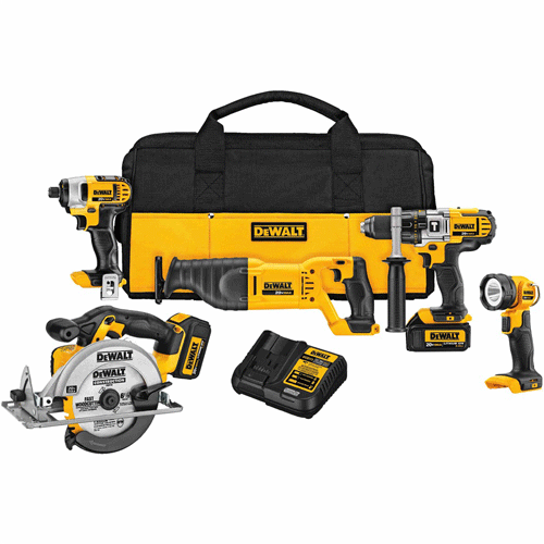 Picture of 20V MAX* Lithium-Ion 5 Tool Combo Kit (3.0 Ah)