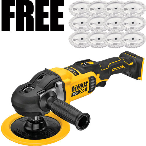 Picture of 20V MAX XR® 7" Cordless Variable-Speed Rotary Polisher (Tool Only)
