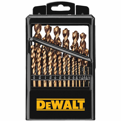 Picture of 29 Pc. Industrial Cobalt Alloy Steel PILOT POINT® Drill Bit Set