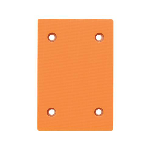 Picture of 3" x 4-1/4" Non-Vacuum Dynabug II Disc Pad, Hook-Face, Short Nap