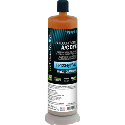 Picture of BigEZ™ A/C Dye for R1234yf, 8 oz (237 ml) Cartridge