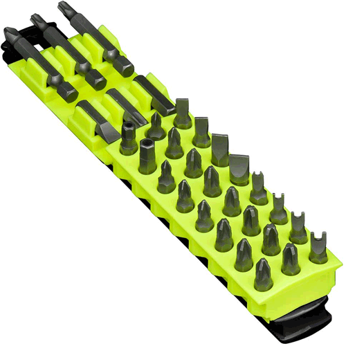 Picture of 8" 30 tool Magnetic Bit Buddy - HiViz/Black