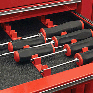 Picture of No-Slip 14 Pc. Low Profile Screwdriver Rail