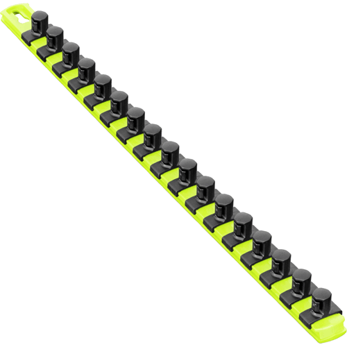 Picture of 18" Socket Organizer w/Twist Lock Clips - HiViz-1/2"