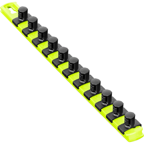 Picture of 13" Socket Organizer w/Twist Lock Clips - HiViz-1/2"