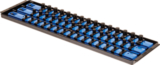 Picture of 3 Rail Socket Tray - Blue