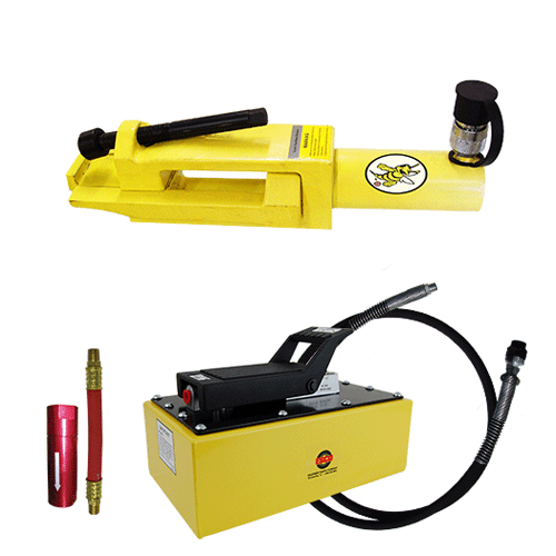 Picture of Yellow Jackit Giant Tire/OTR Bead Breaker Kit – 5 Quart Hydraulic Pump