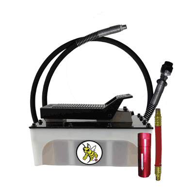 Picture of Yellow Jackit 5 Quart Plastic Reservoir Air Hydraulic Pump Kit