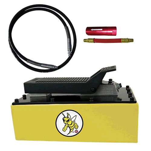 Picture of Yellow Jackit 5 Quart Metal Reservoir Air Hydraulic Pump Kit