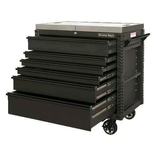 Picture of Extreme Tools® EX Professional Series 41" 6 Drawer Sliding Top Tool Cart