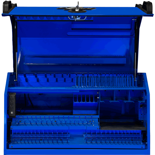Picture of Deluxe Extreme Portable Workstation With 3-Drawers & Pull-Out Shelf