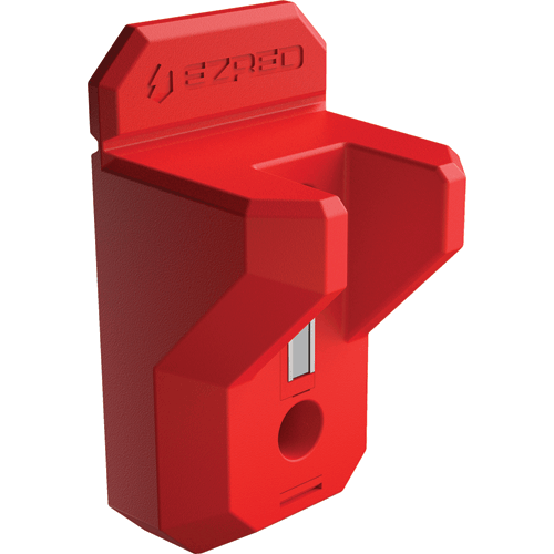 Picture of Magnetic Pry Bar Holder, 1 Slot, Red