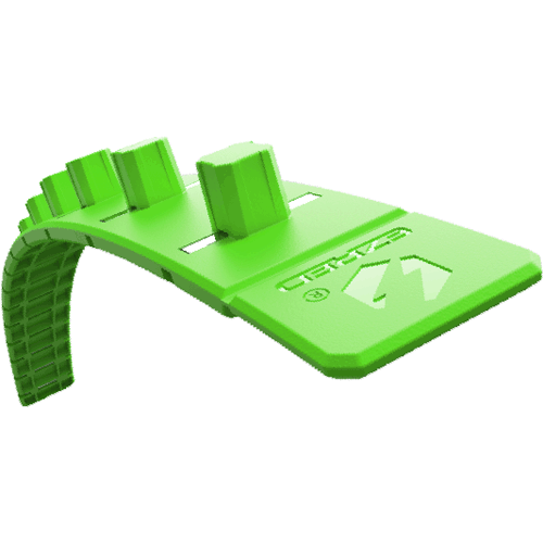 Picture of Flexible Magnetic 1/4" Double Socket Rack, Green