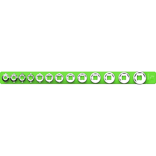 Picture of Flexible Magnetic 3/8" Double Socket Rack, Green