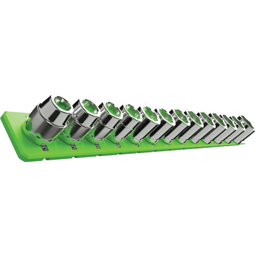 Picture of Flexible Magnetic 3/8" Double Socket Rack, Green