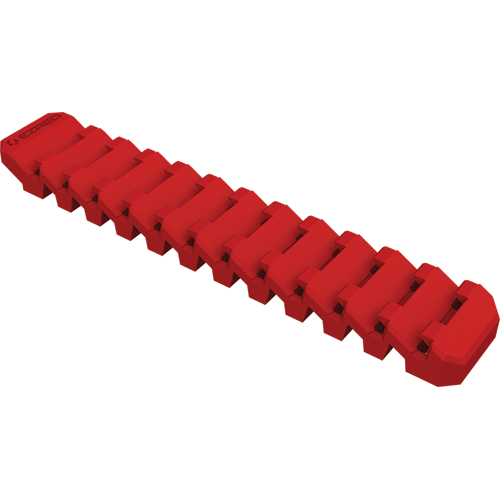 Picture of Magnetic Flexible 12 Slot Wrench Holder, Red