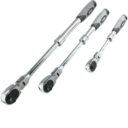 Picture of 3 Pc. Extendable Monster Ratchet Set-Flex Head-Locking