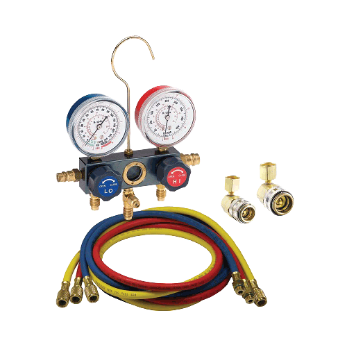 Picture of R134a Aluminum Block Manifold Gauge Set