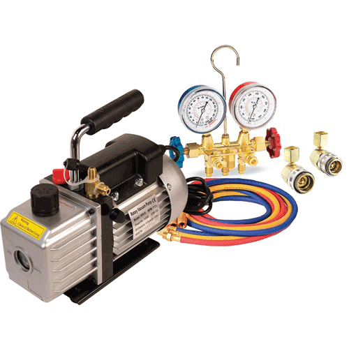 Picture of Vacuum Pump and Gauge Set for R-134a