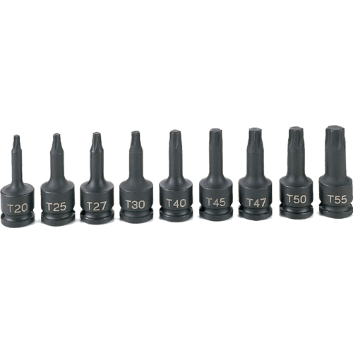 Picture of 3/8" Dr. 9 Pc. Internal Star Impact Dr. Set
