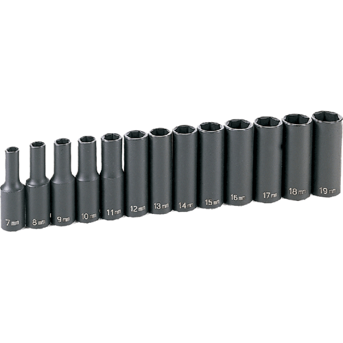 Picture of 13 Pc. 3/8'' Drive Deep Length Metric Set