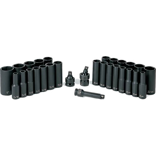 Picture of 29 Pc. 3/8'' Drive Deep Length Set