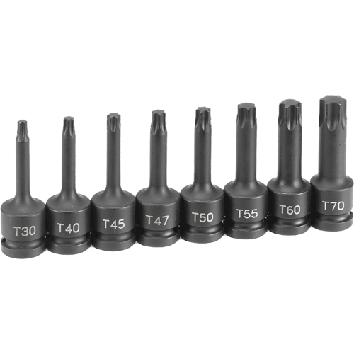 Picture of 8 Pc. 1/2" Dr. Internal Star Impact Driver Set