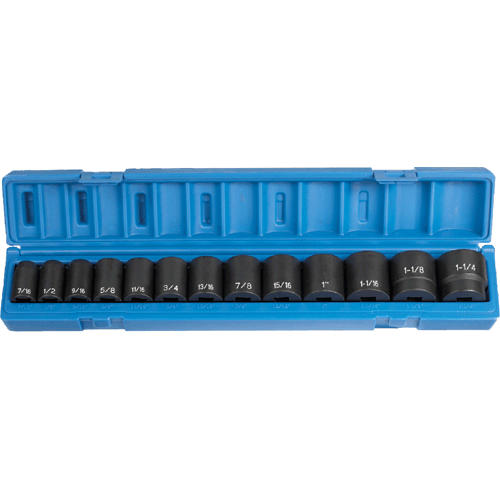 Picture of 13 Pc. 1/2" Drive Standard Length Fractional Set
