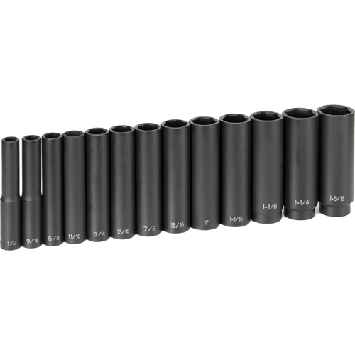 Picture of 1/2" Dr. 13 Pc. Extra-Deep Impact Set - SAE