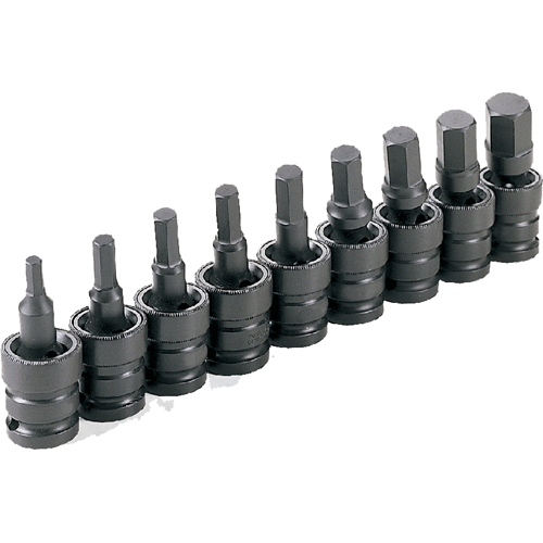 Picture of 1/2" Dr. 9 Pc. Metric Universal Hex Driver Set