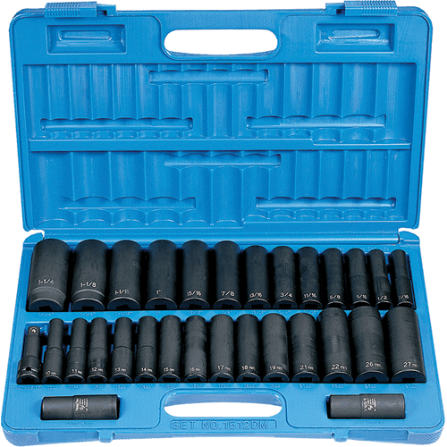 Picture of 30 Pc. 1/2" Drive Deep Fractional & Metric Set