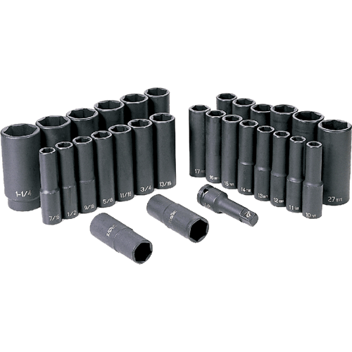 Picture of 30 Pc. 1/2" Drive Deep Fractional & Metric Set