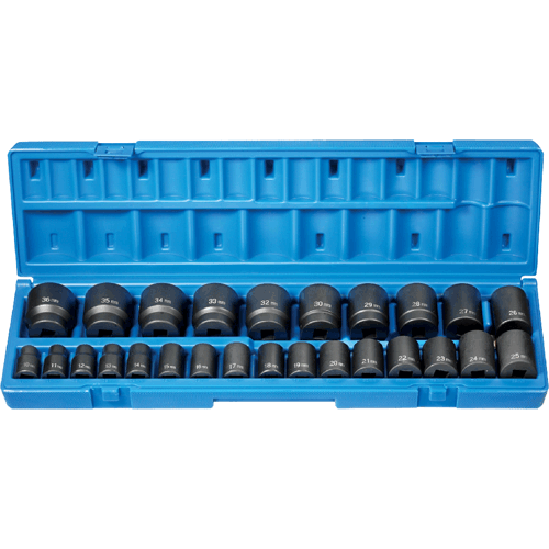 Picture of 1/2" Drive 12–Pt. Standard Length Metric Master Set