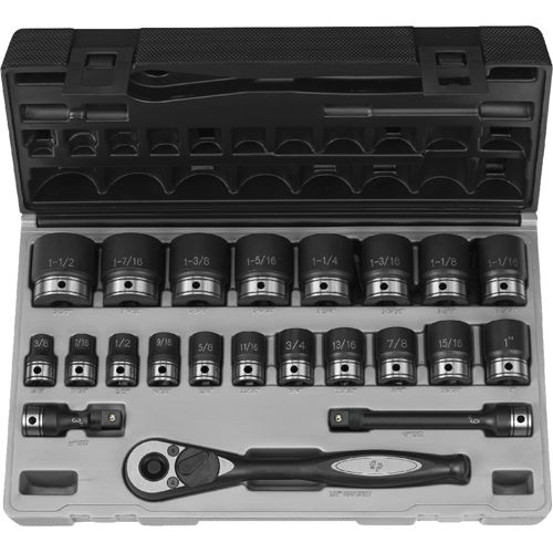Picture of 22 Pc. 1/2" Drive 12 Pt. Standard Duo-Socket Set