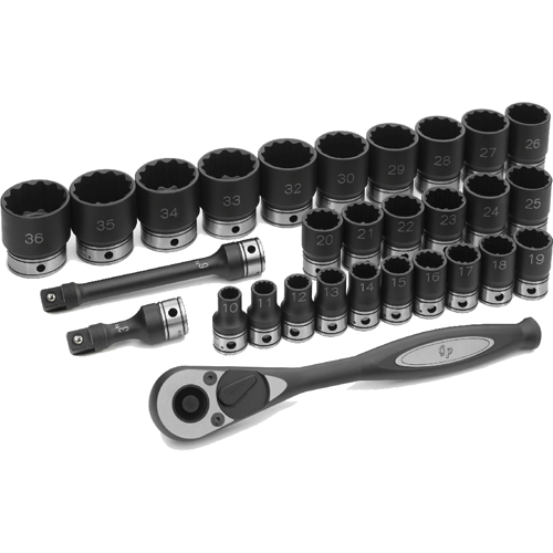 Picture of 29 Pc. 1/2" Dr. 12 Pt. Standard Length Duo-Socket Set