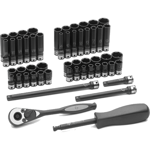 Picture of 53 Pc. 1/4'' Drive 6-Pt. Standard & Deep SAE & Metric Duo-Socket® Set