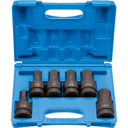 Picture of 1" Drive 6 Pc. Standard Length Set