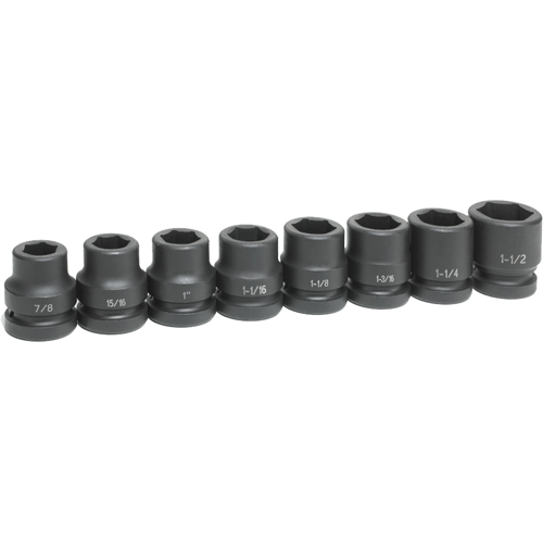 Picture of 8 Pc. 1" Dr. Standard Set, 6 Pt.