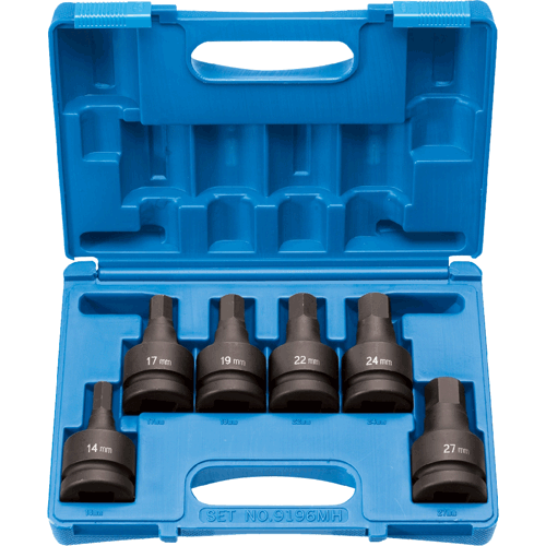 Picture of 6 Pc. 1" Drive Hex Driver Metric Set