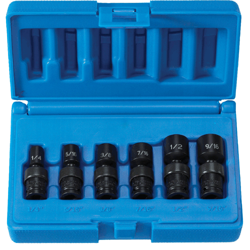 Picture of 1/4'' Drive Standard Length Fractional Universal Set