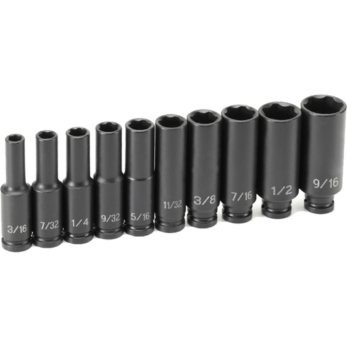 Picture of 10 Pc. 1/4" Surface Drive Deep Set