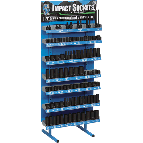 Picture of 98 Pc. 1/2" Dr. Fractional & Metric Display, 6 Point