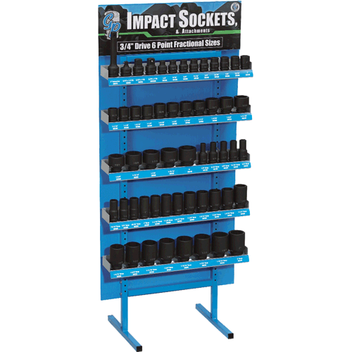 Picture of 54 Pc. 3/4" Drive Fractional Display, 6 Point