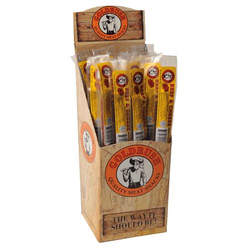 Picture of Wrapped Beef Sticks, 1.25oz, Beef & Cheese