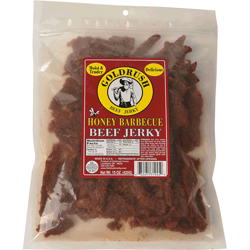 Picture of Beef Jerky, 15 oz., Honey Barbecue
