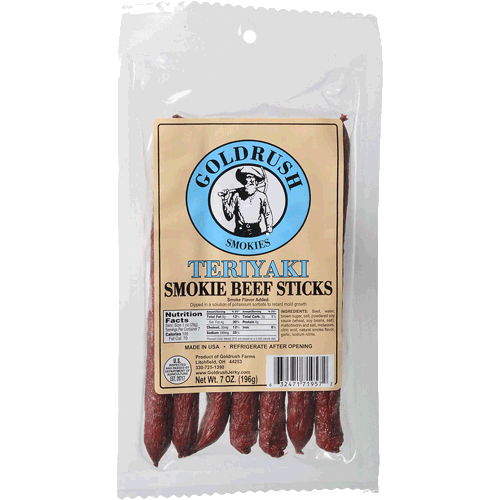 Picture of Beef Sticks, 7 oz, Teriyaki